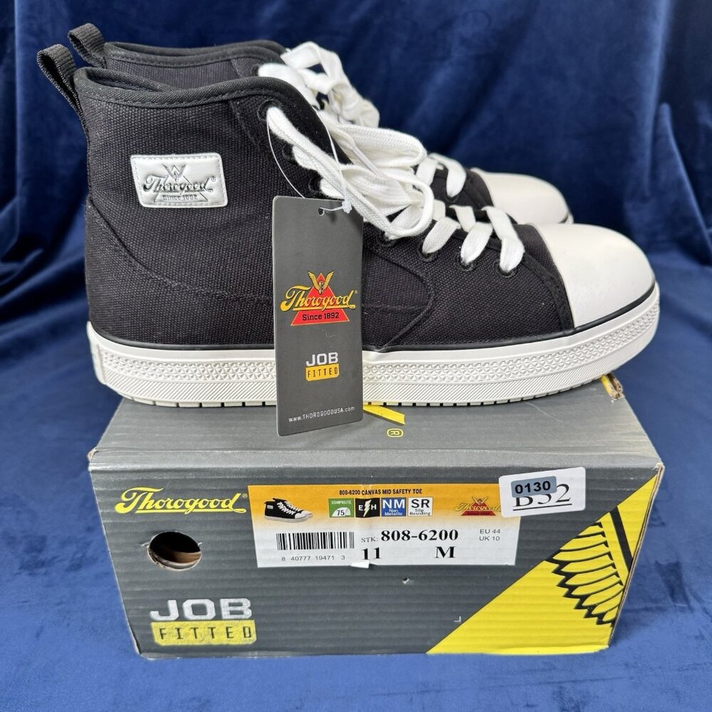 Size 11 Thorogood 808-2200 Composite Toe Wedge Sole Mid Work Shoe 0130